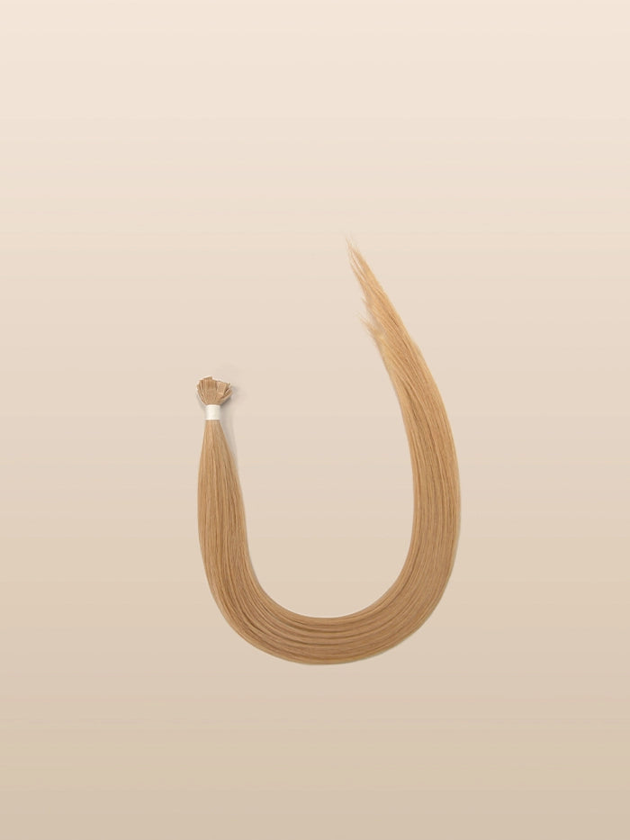 Light Golden Blonde(#18)Keratin Flat Tips Hair Extensions