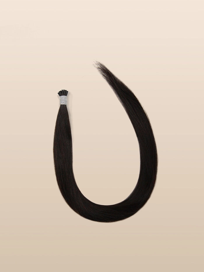 Off Black(#1B) I Tips Hair Extensions