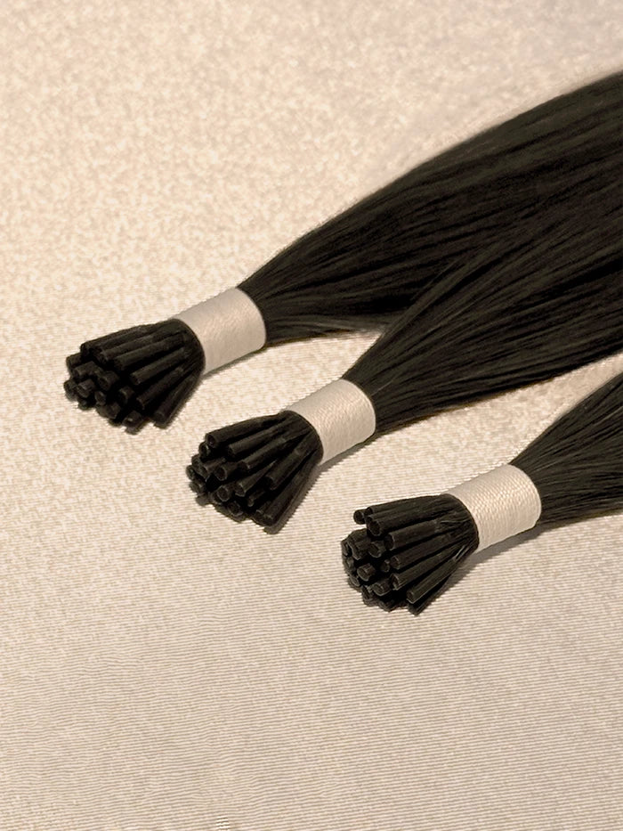 Off Black(#1B) I Tips Hair Extensions