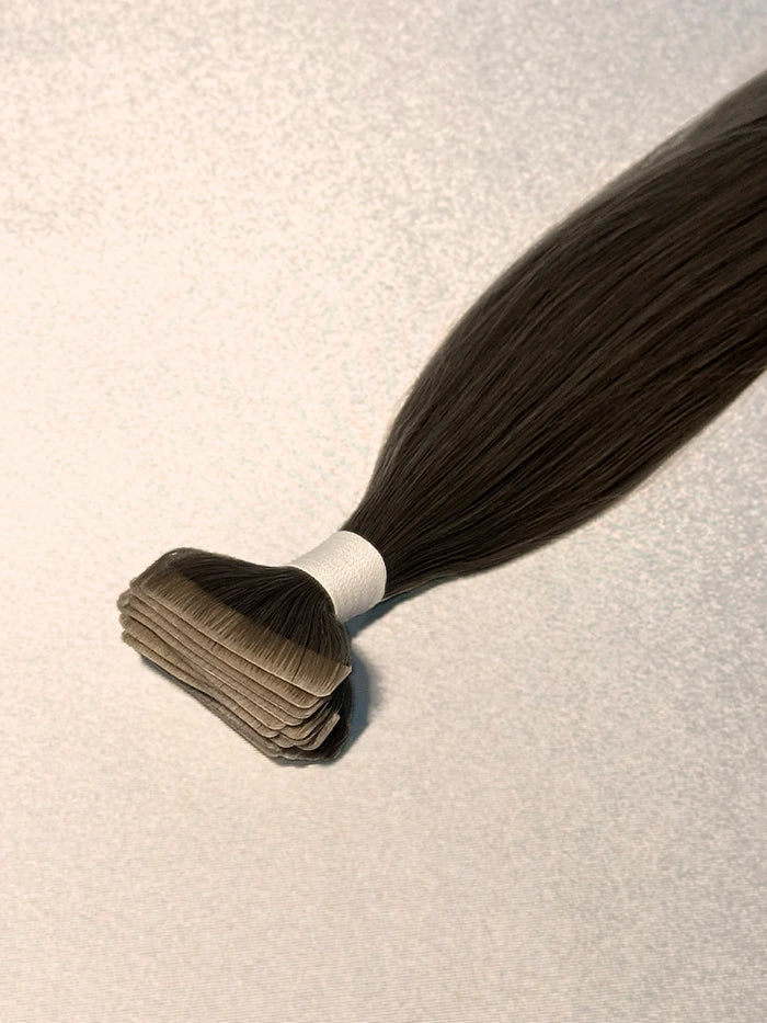 Espresso Brown(#1CN) Invisible Tape In Hair Extensions
