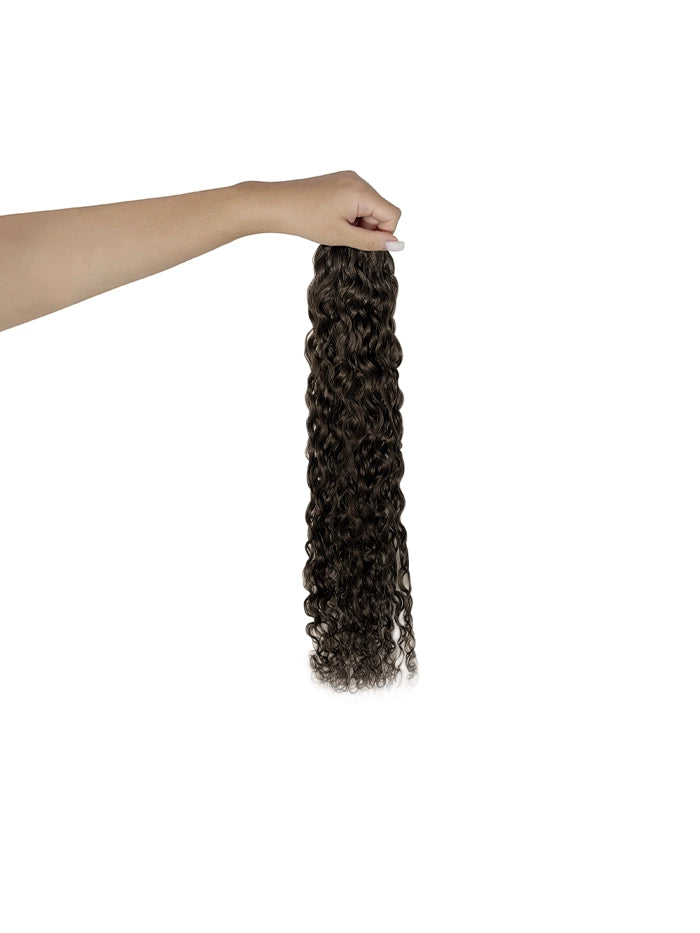 Curly 1CN Genius Weft Hair Extensions