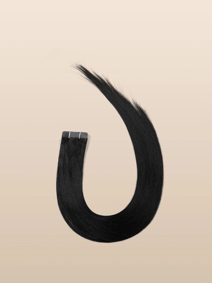 Jet Black(#1)Classic Tape In Hair Extensions