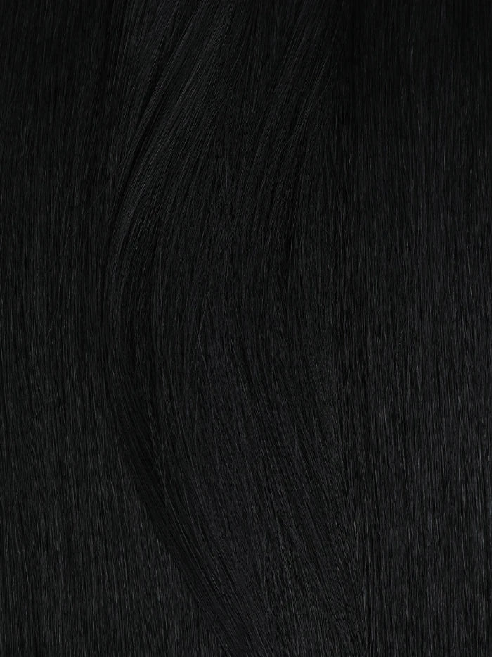 Jet Black(#1) I Tips Hair Extensions