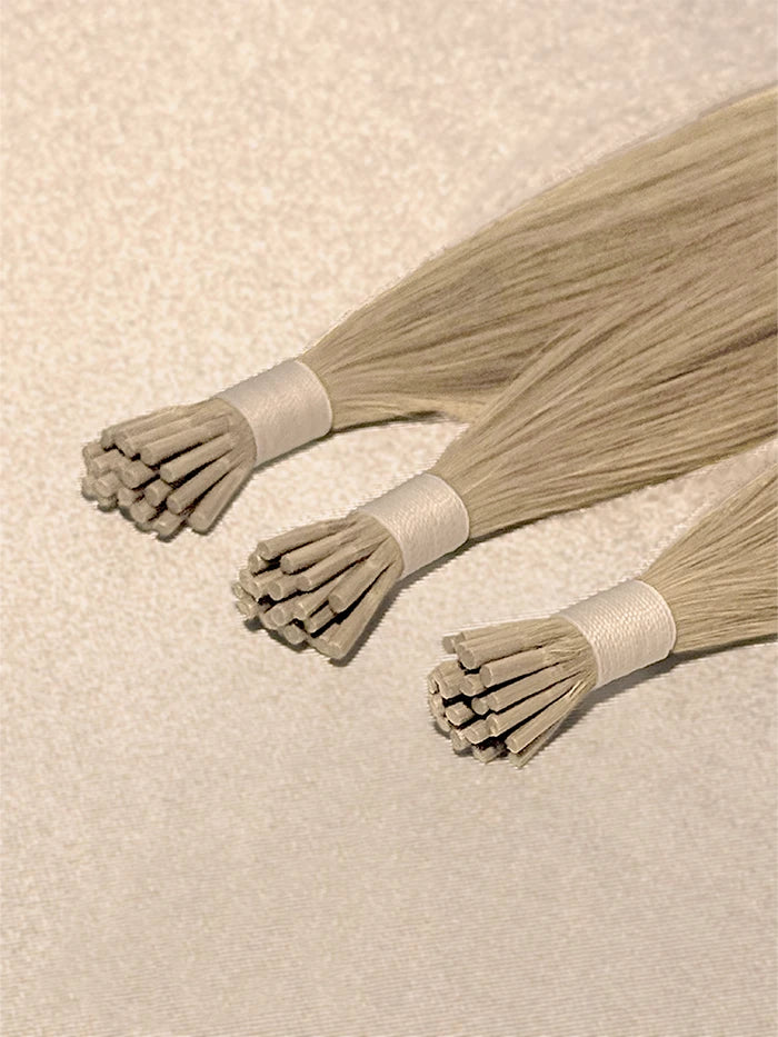 Soft Beige Blonde(#9D) I Tips Hair Extensions