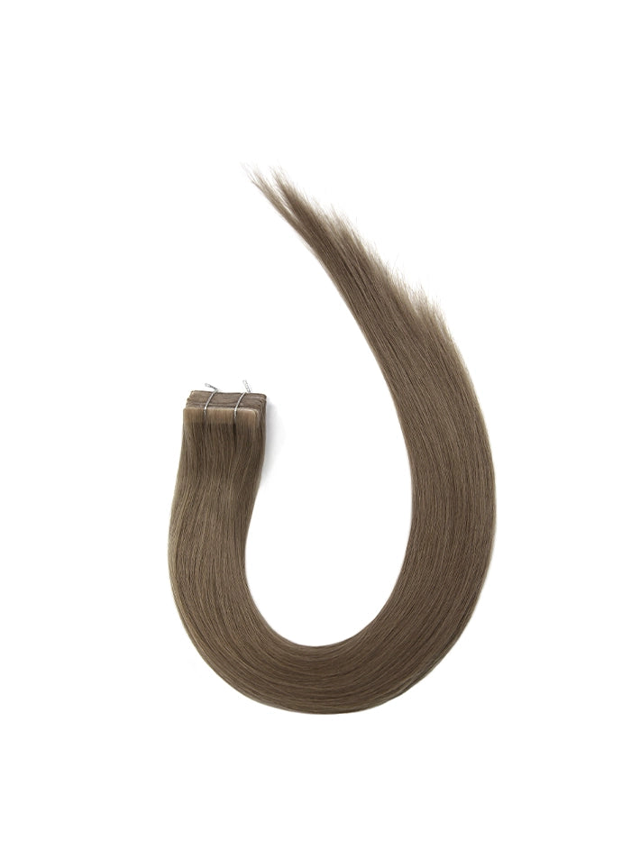 Ashy Brown Invisible Tape In Hair Extensions