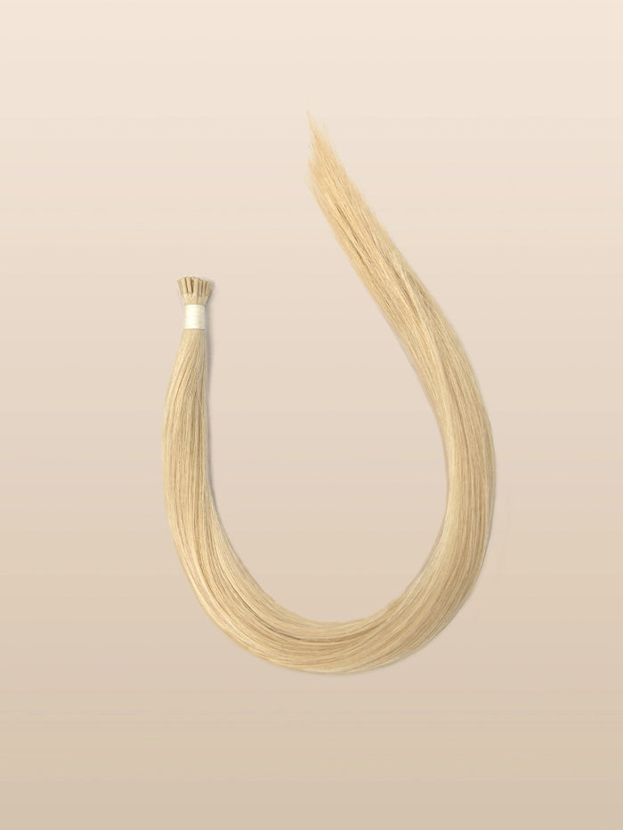 Ashy Blonde I Tips Hair Extensions