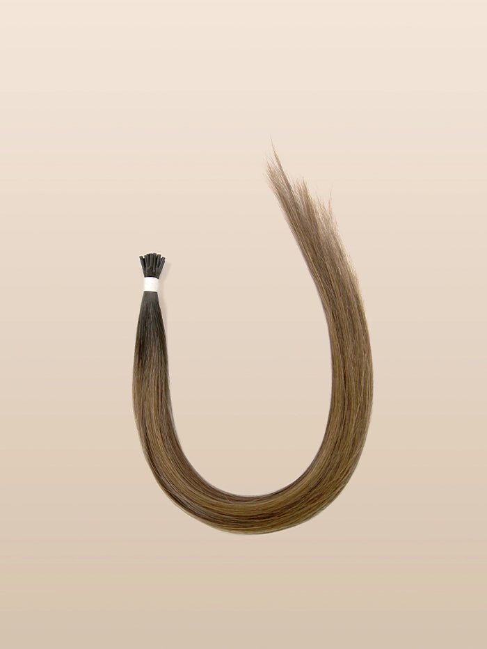 Chocolate Almond(#B25) I Tips Hair Extensions