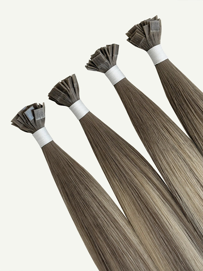 Balay Ash Keratin Flat Tips Hair Extensions