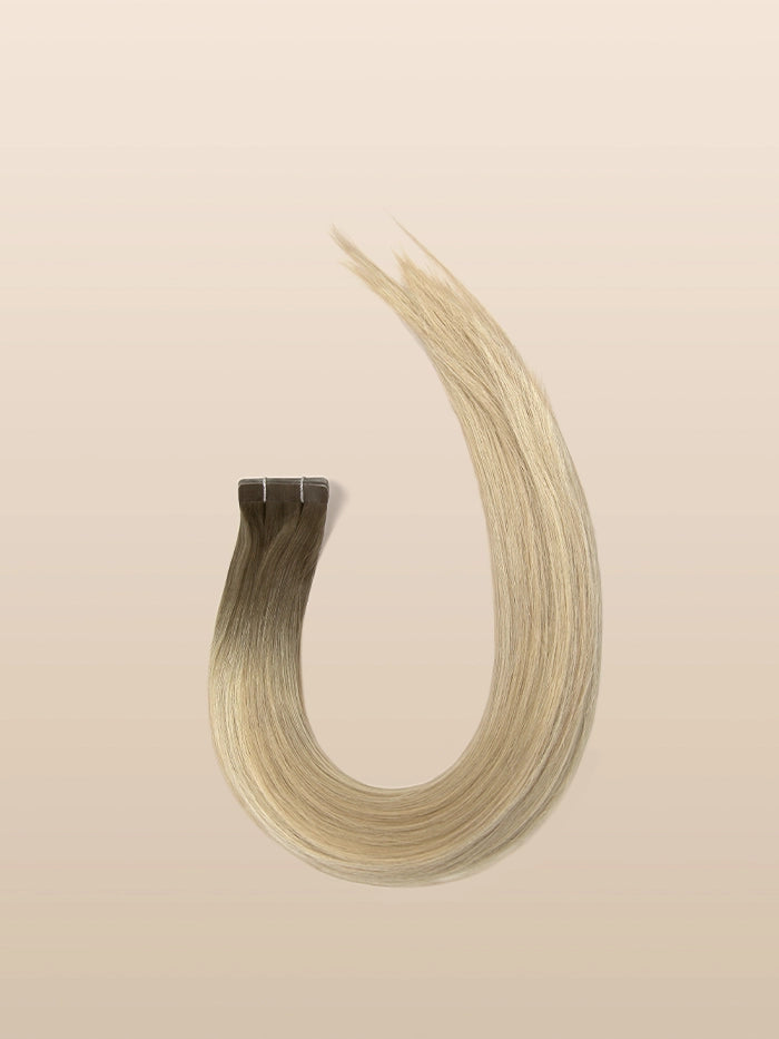 Rooted Champagne Kiss(#Balay 9D|80)Classic Tape In Hair Extensions