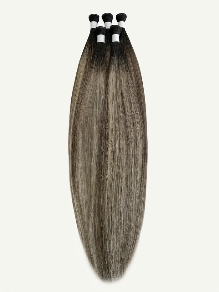 Brunette Honey(#U24)Genius Weft Hair Extensions