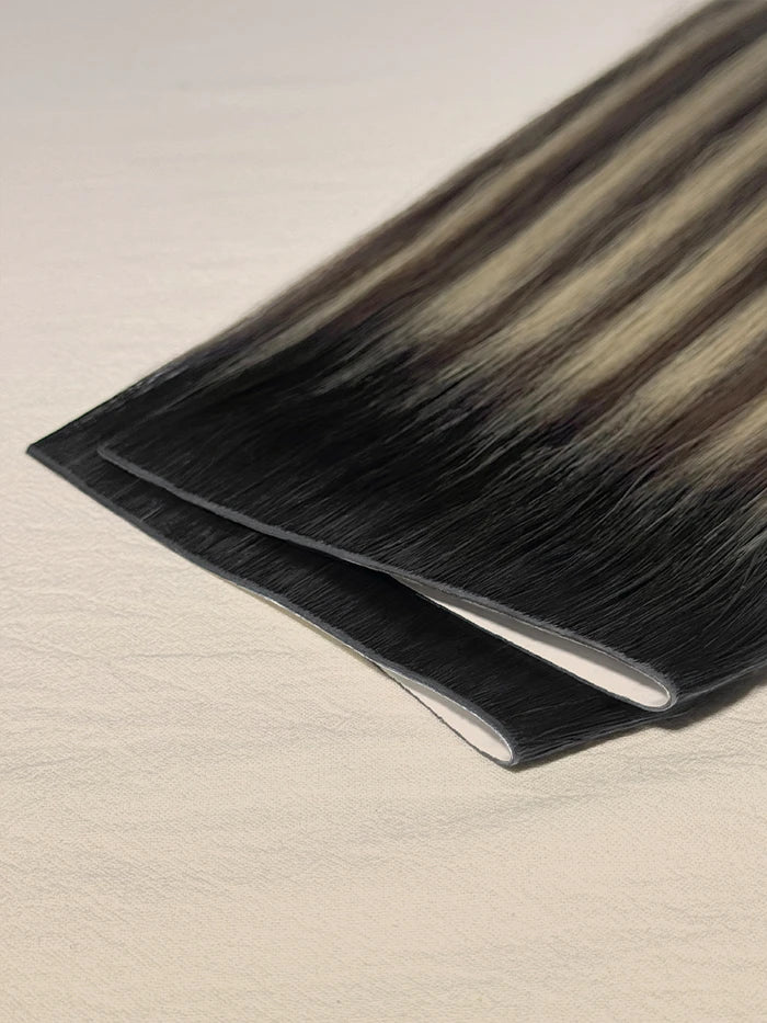 Brunette Honey(#U24)Invisible Tape In Weft Hair Extensions
