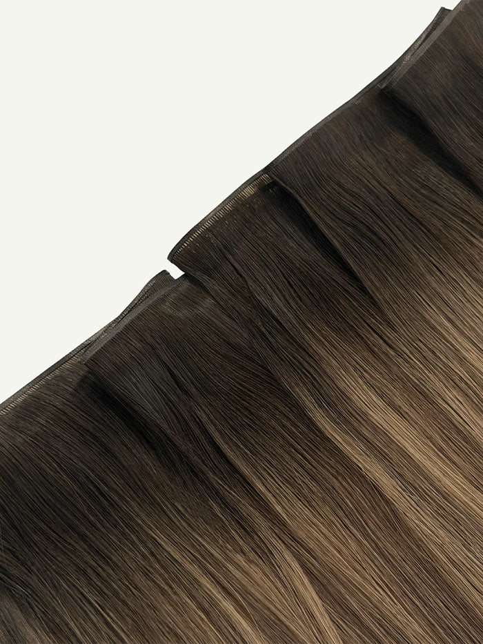 Chocolate Almond Genius Weft Hair Extensions
