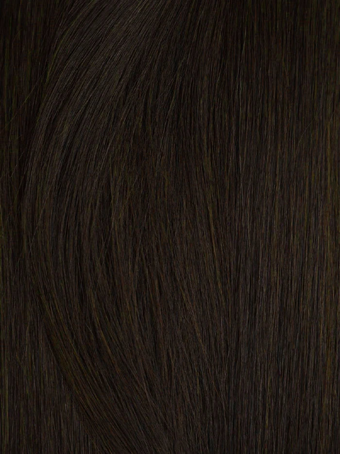 Off Black(#1B)Keratin Flat Tips Hair Extensions