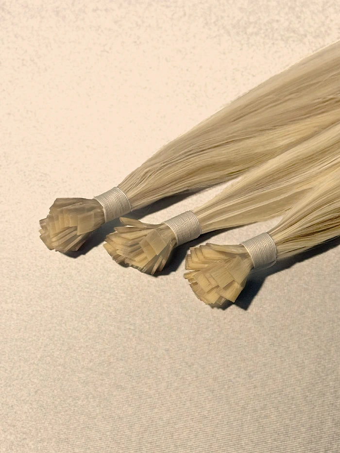 Champagne Kiss(#Piano 9D|80) Keratin Flat Tips Hair Extensions