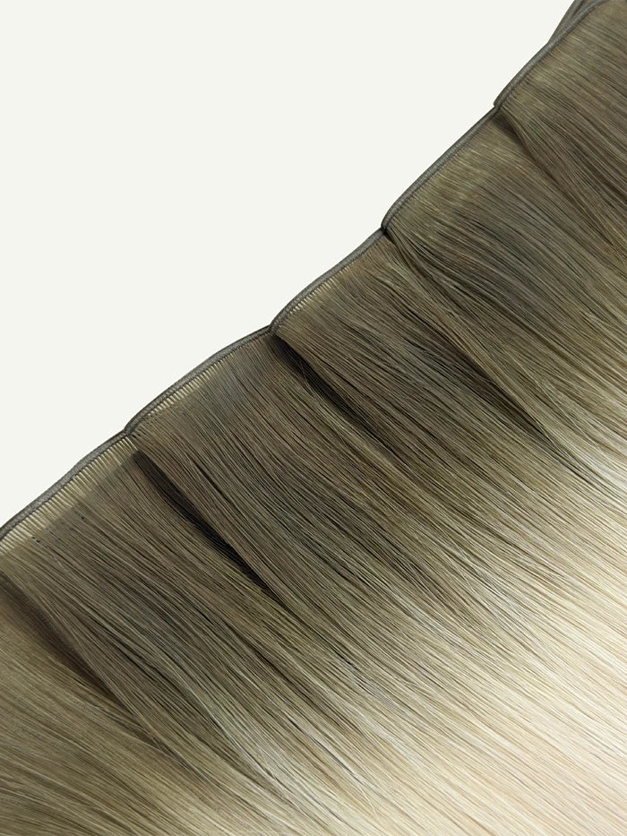 Rooted Blonde Zero Genius Weft Hair Extensions