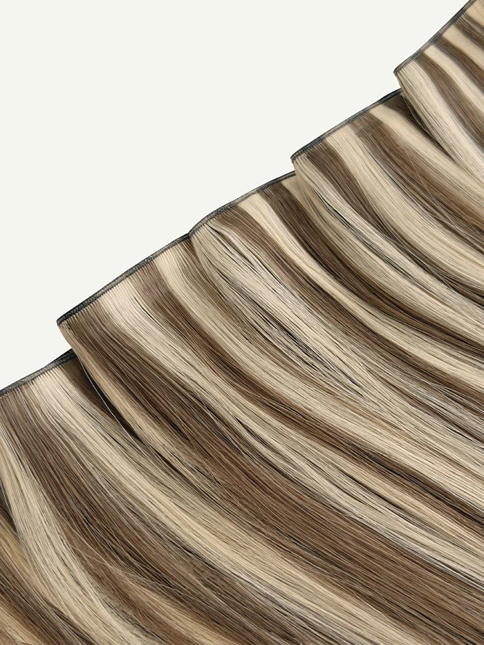 Smoke Platinum Genius Weft Hair Extensions
