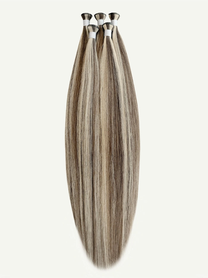 Smoke Platinum Genius Weft Hair Extensions