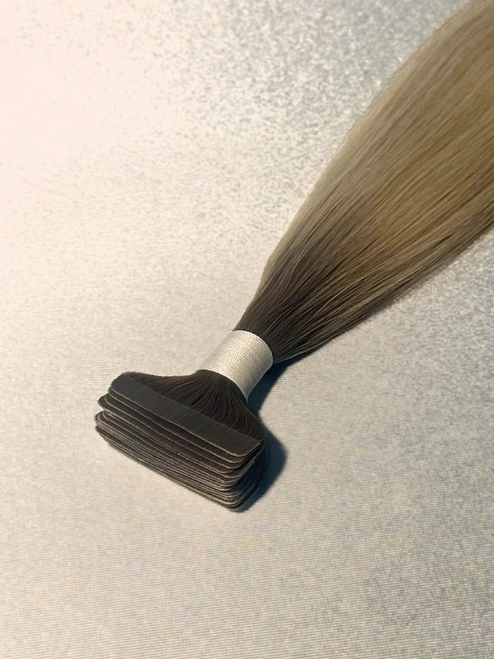 Flaxen Sand(#T7A-10)Classic Tape In Hair Extensions