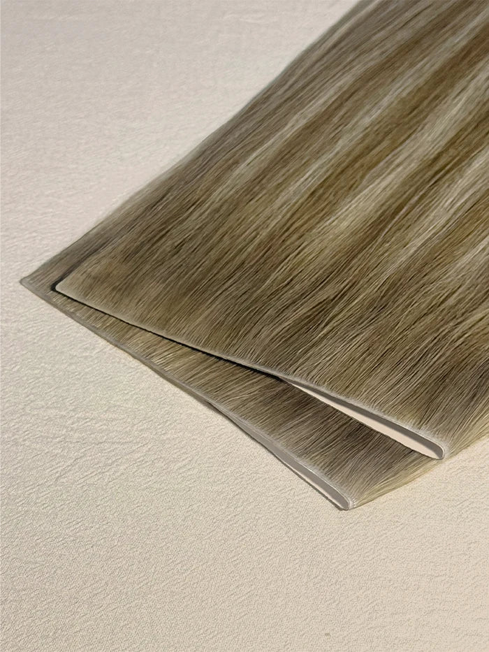 Tea Brown Mix(#C29)Invisible Tape In Weft Hair Extensions