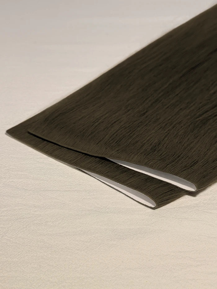Walnut Brown(#3)Invisible Tape In Weft Hair Extensions