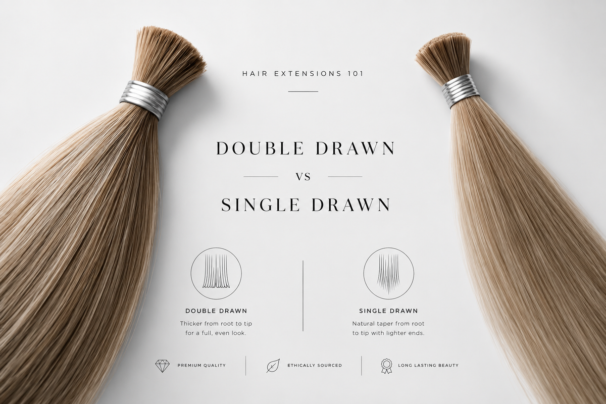 Double Drawn vs Single Drawn Hair What’s the Real Difference