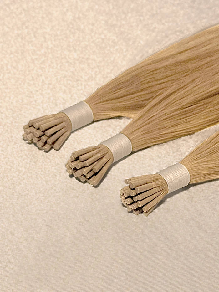 Light Golden Blonde(#18) I Tips Hair Extensions
