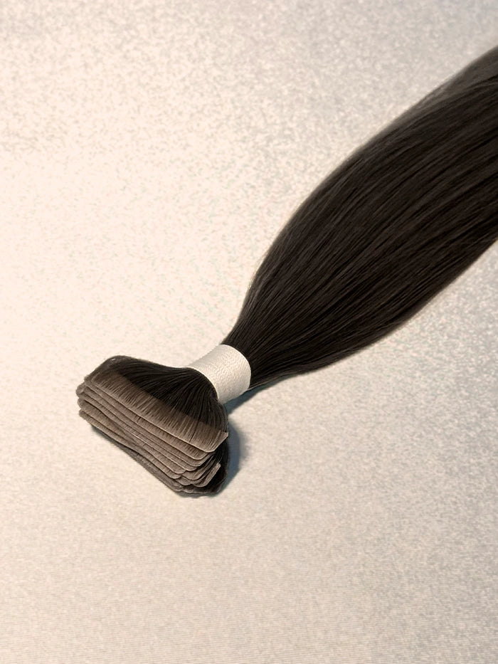 Off Black(#1B) Invisible Tape In Hair Extensions