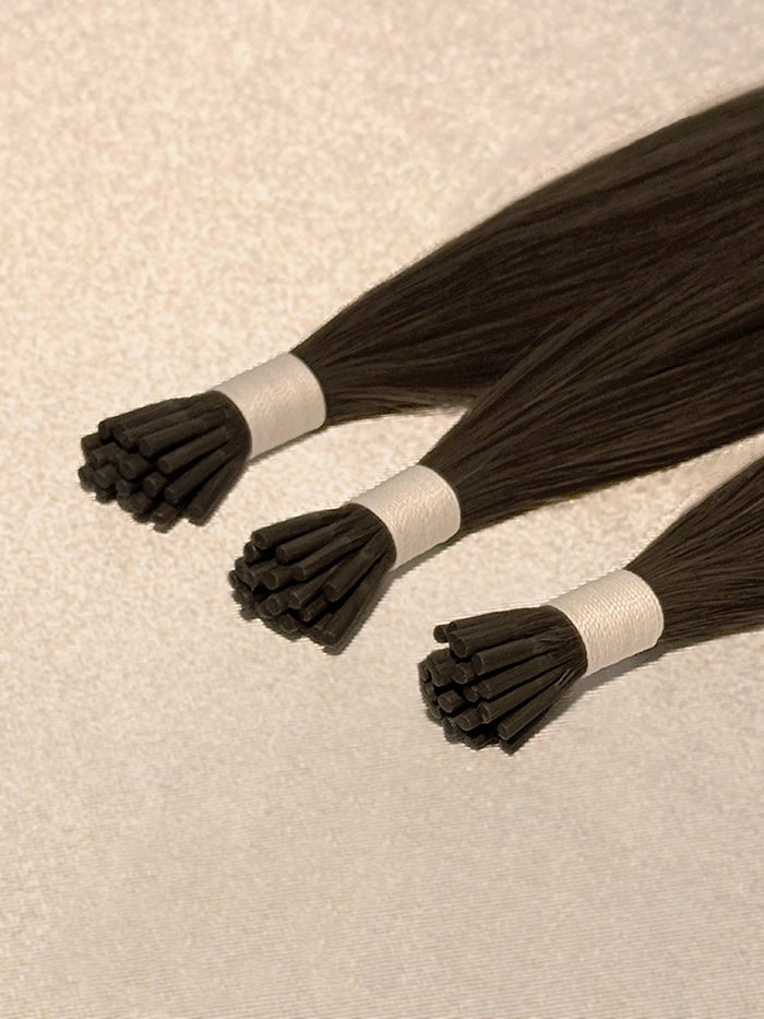 Dark Brown(#2) I Tips Hair Extensions