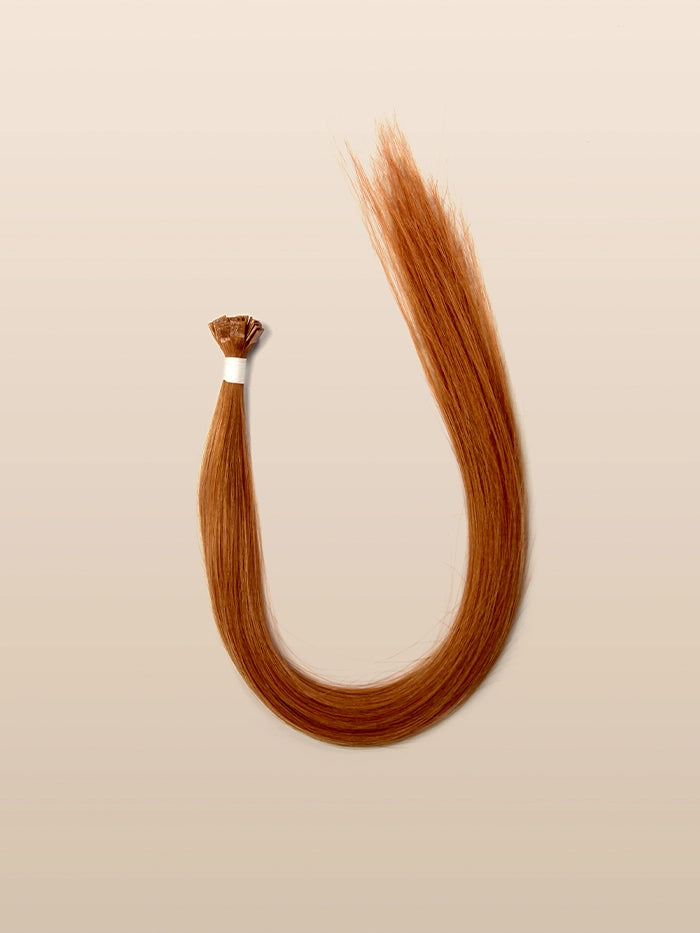 Warm Copper(#33)Keratin Flat Tips Hair Extensions