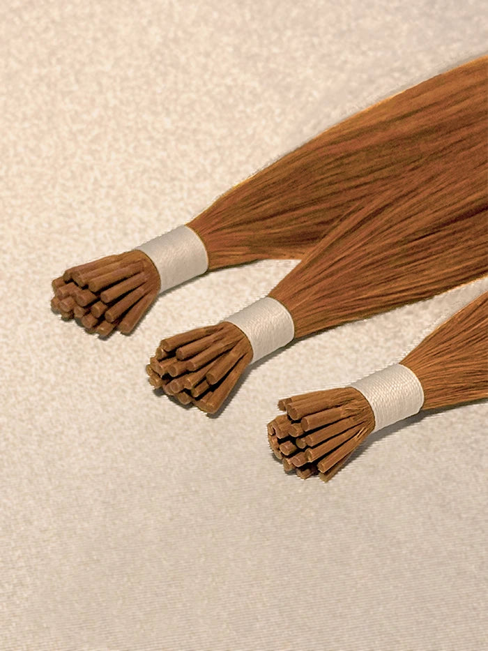Warm Copper(#33) I Tips Hair Extensions