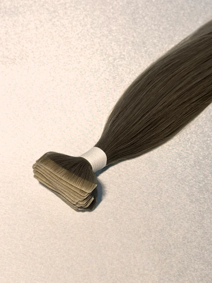 Walnut Brown(#3) Invisible Tape In Hair Extensions