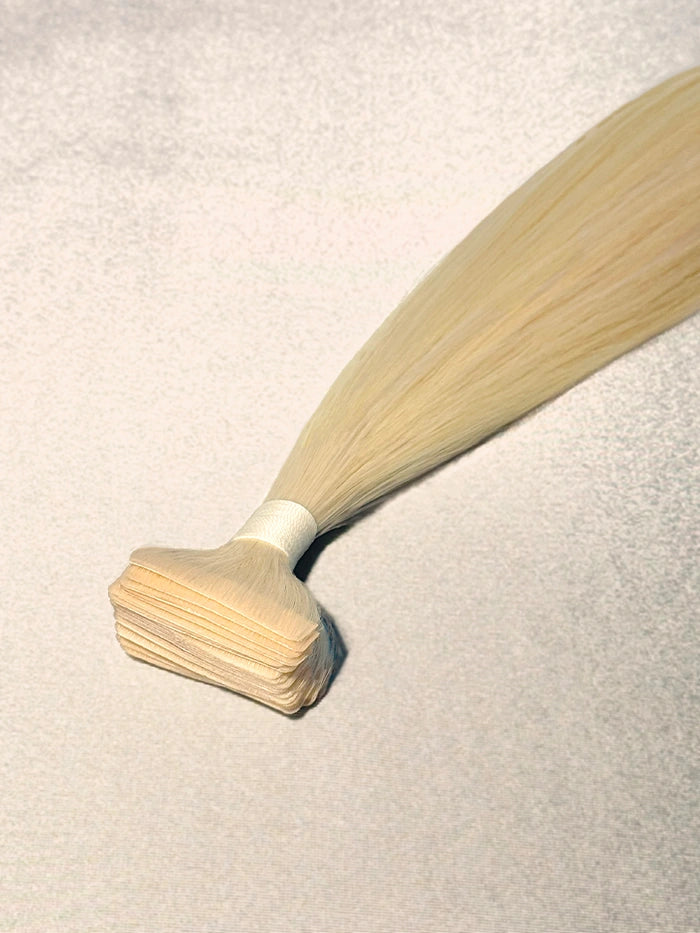 Sunshine Blonde(#613N) Invisible Tape In Hair Extensions