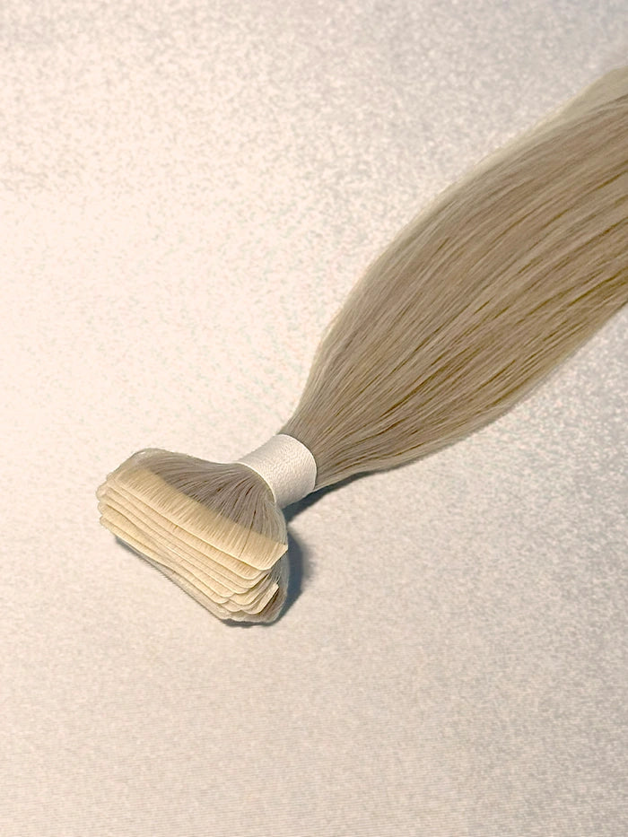 Soft Beige Blonde(#9D) Invisible Tape In Hair Extensions