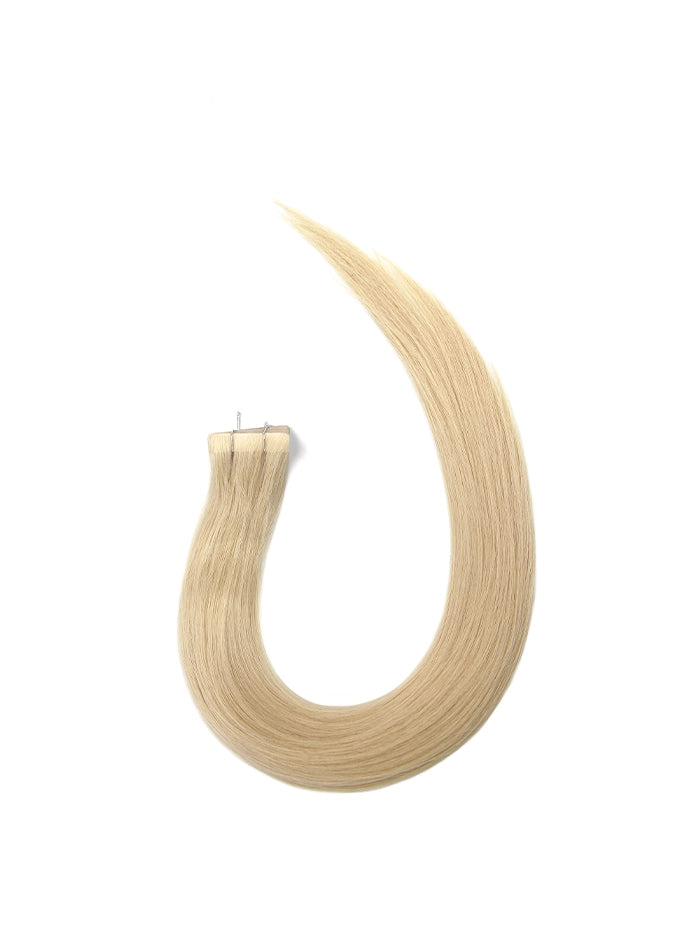 Ashy Blonde Invisible Tape In Hair Extensions
