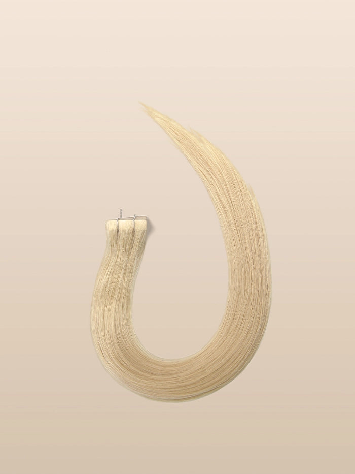 Ashy Blonde Invisible Tape In Hair Extensions