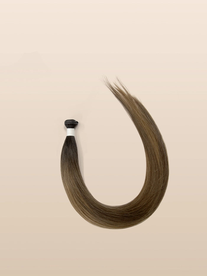 Chocolate Almond(#B25)Genius Weft Hair Extensions