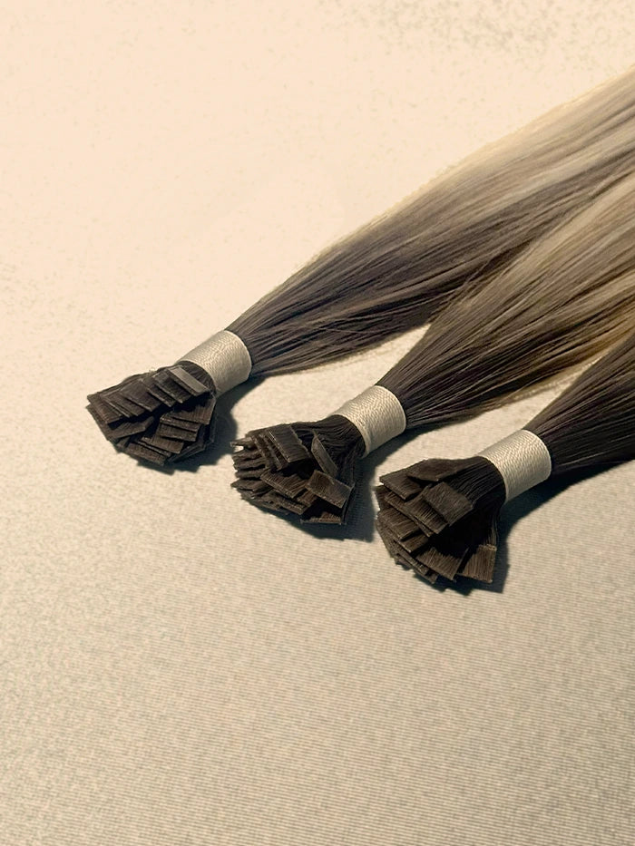 Balay Ash Keratin Flat Tips Hair Extensions