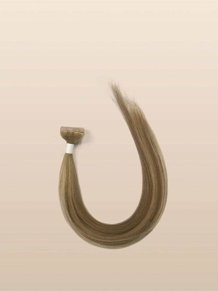 Tea Brown Mix(#C29) Invisible Tape In Hair Extensions