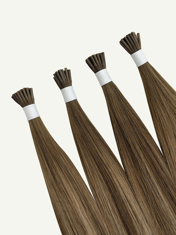 Caramel Latte I Tips Hair Extensions