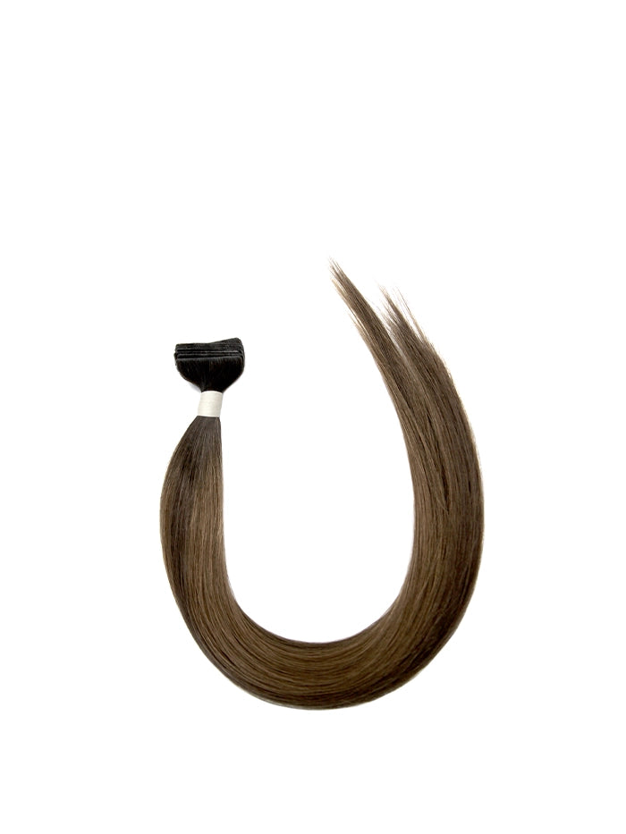 Chocolate Almond(#B25) Invisible Tape In Hair Extensions