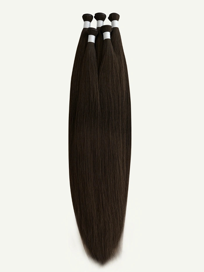 Dark Brown Genius Weft Hair Extensions