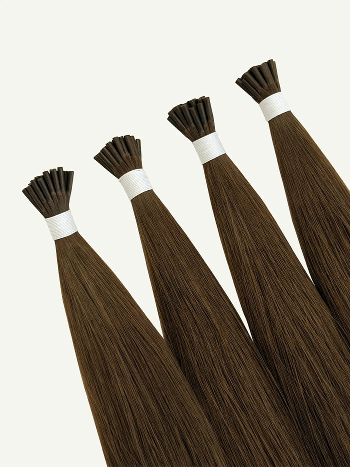 Hazelnut Brown(#4) I Tips Hair Extensions