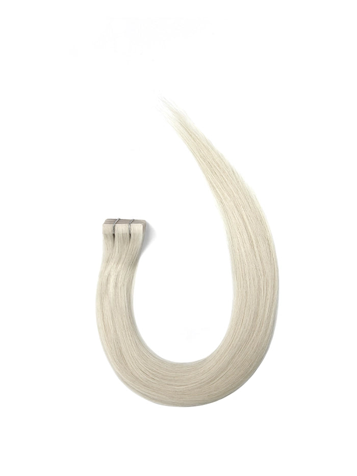 #Ice Blonde Invisible Tape In Hair Extensions