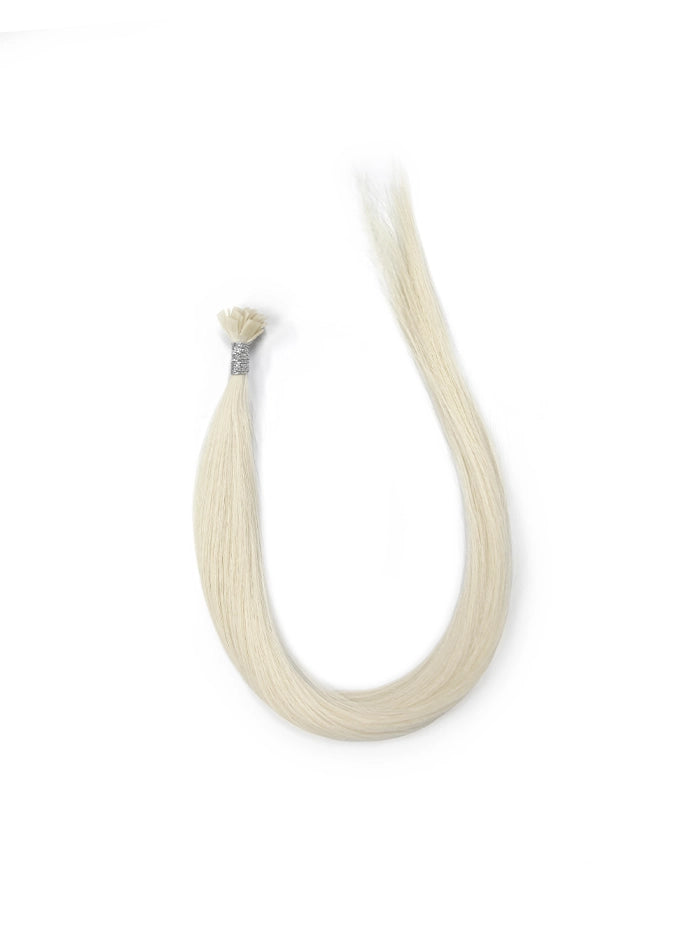 #Ice Blonde Keratin Flat Tips Hair Extensions