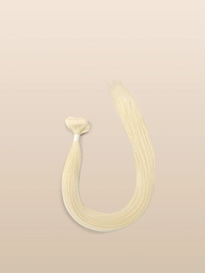 Blonde Zero(#Ice N) Invisible Tape In Hair Extensions