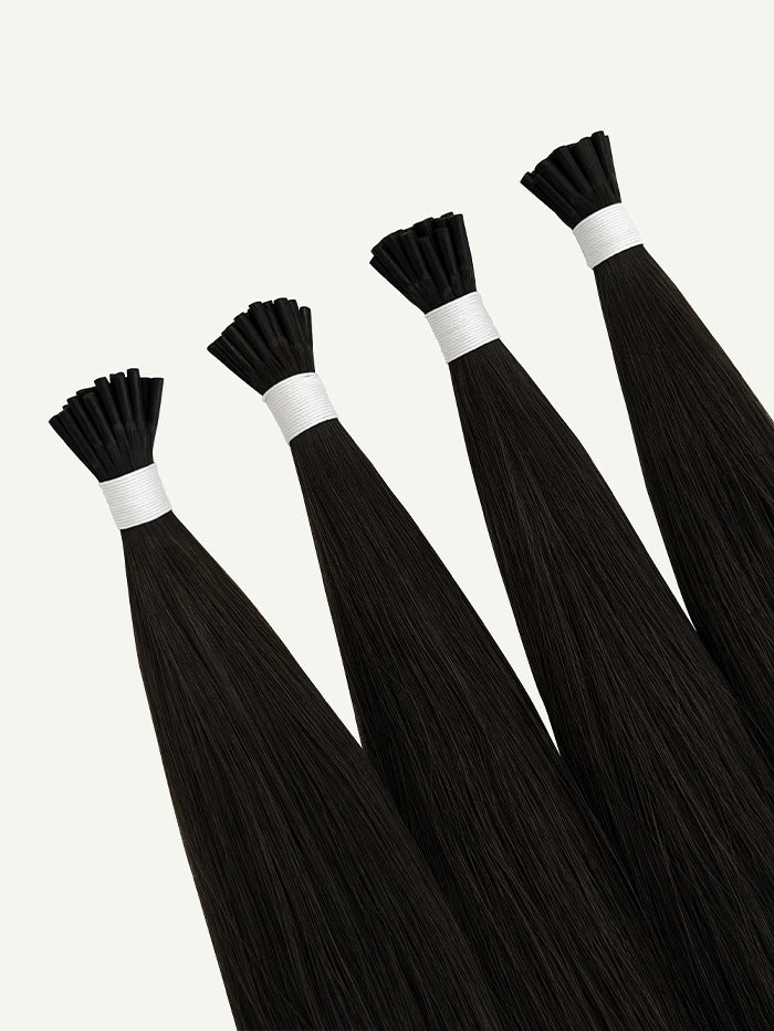Off Black(#1B) I Tips Hair Extensions