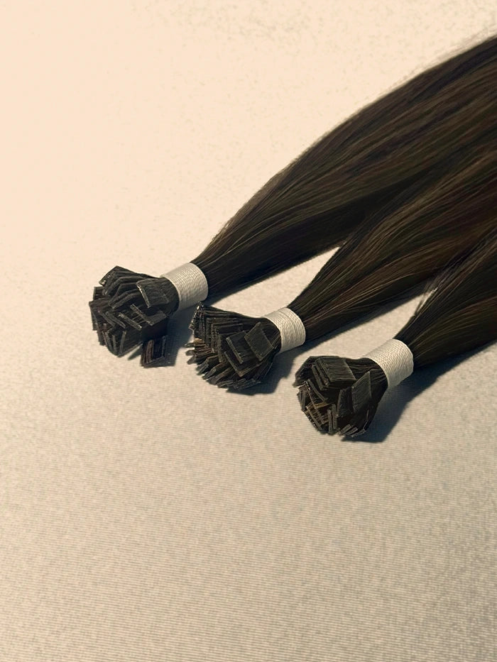 Mocha Cookie(#P226) Keratin Flat Tips Hair Extensions