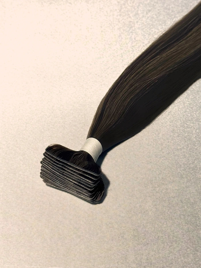 Mocha Cookie(#P226) Invisible Tape In Hair Extensions