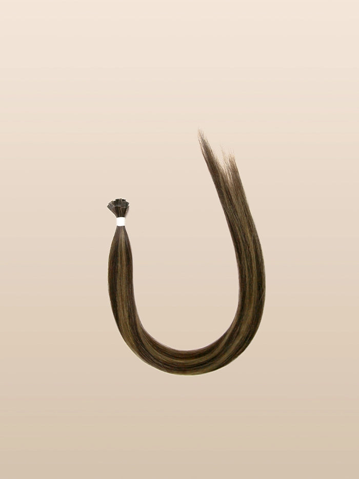 Mocha Cookie(#P226) Keratin Flat Tips Hair Extensions
