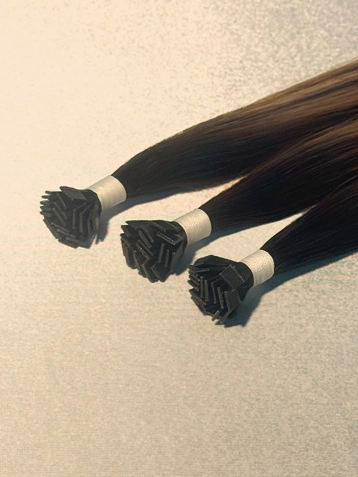 Toffee Melt(#RC248) Keratin Flat Tips Hair Extensions
